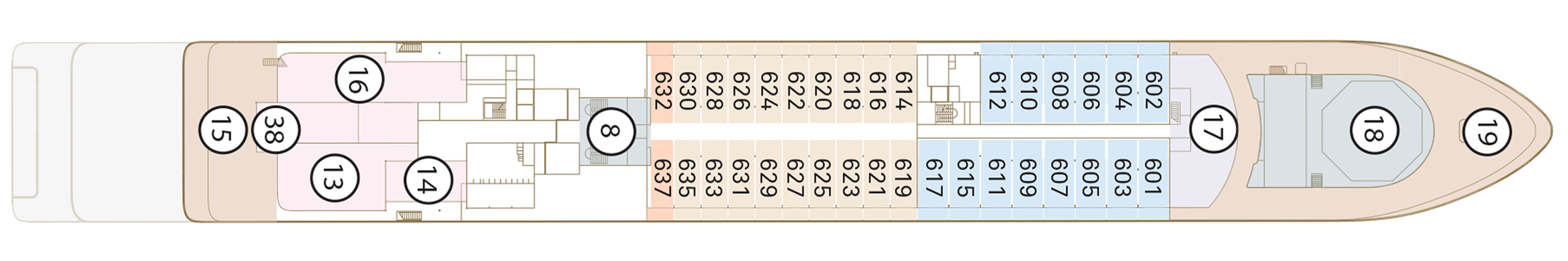 Scenic Ocean Cruises, Scenic Ikon Deck 6.png